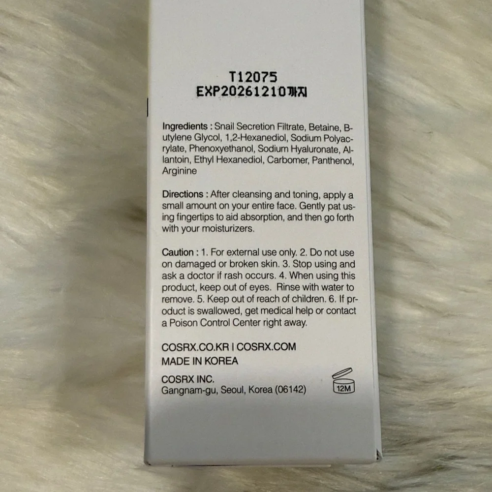 COSRX Advanced Snail 96 Mucin Power Essence 100 ml / 3.38 oz New